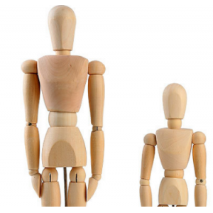 美术画画用木头人偶人12寸灵活可动木人美术仿人体素描木偶人模型