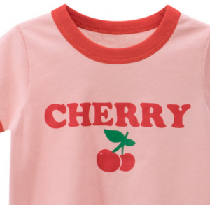 韩版童装2022夏季 女童短袖T恤 儿童服装