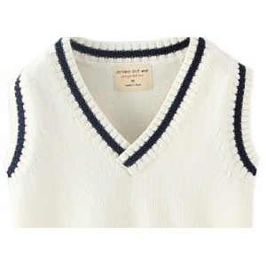 挑码加绒儿童幼儿园宝宝校服纯棉毛衣马甲男童中大女童针织背心