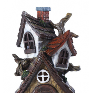 双层童话小屋摆件户外花园装饰乔迁礼品礼物树脂工艺品