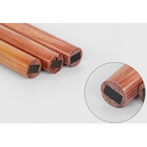 hoho眉笔硬芯原木质防水汗持久不脱妆化妆师专用极细纹绣砍刀批发