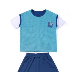 男童运动套装夏装2022新款薄中大童速干短袖短裤两件套儿 童装夏季