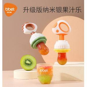 婴儿果汁水果辅食器牙胶果蔬咬咬袋宝宝磨牙棒辅食工具神器